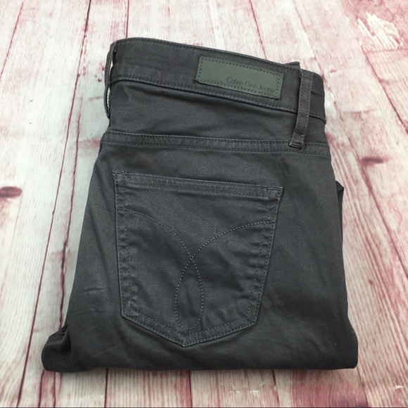 ➡️CK Jeans Gray Ankle Skinny Jean Size 4x25” - Picture 10 of 12